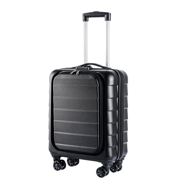 Buy cheap 190D Polyester Black ODM ABS Hard 4 Wheel Suitcase from wholesalers