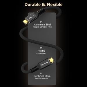 Buy cheap Alvin's 4ft TB5 Cable: 120Gbps/240W/16K, TB4/3/USB4, Intel Certified from wholesalers