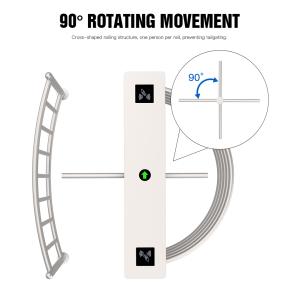 Buy cheap HCW Stainless Steel Full Height Turnstile with Programmable Control Power Off Unlocking and Durable Construction from wholesalers