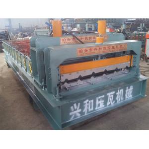 Buy cheap Steel Roof Panel Glazed Tile Roll Forming Machine For Construction from wholesalers