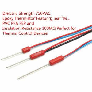 Buy cheap Dielectric Strength 750VAC Epoxy Thermistor Featuring Lead Wire PVC PFA FEP and Insulation Resistance 100MΩ Perfect for Thermal Control Devices from wholesalers