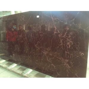 Buy cheap Brown Artificial Quartz Stone Slab Polished / Honed Finished Surface from wholesalers