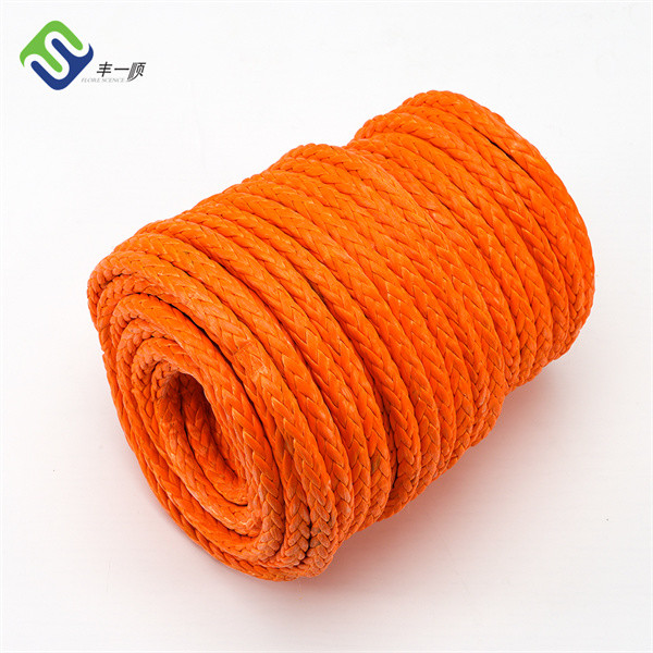 Quality High Strength 12 Strand HMPE Spliced Rope For Industrial Leisure Marine Military Mining for sale