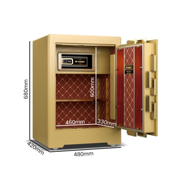 Buy cheap Fingerprint Lock Bank Commercial Fire Proof Safe H680mm YB/ZY-60 from wholesalers
