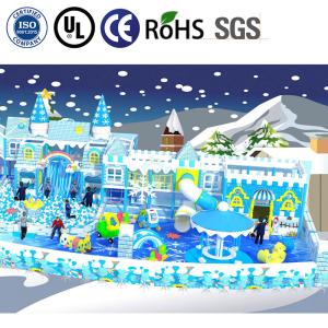 Buy cheap Custom Indoor Playground Equipment with Big Foam Ball Pit Rope Course and Indoor Trampoline for 100+ Players from wholesalers