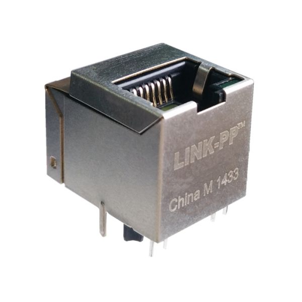Quality HFJV1-LTQ1-L11RL Vertical Modular Jack HFJV1-LTQ1-L12RL Gigabyte Ethernet for sale