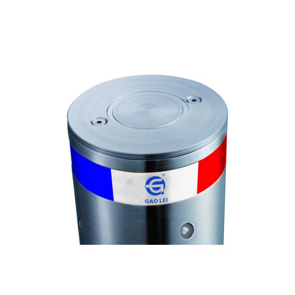 Led Warning Traffic Control Bollards Emergency Lowering Dia 271mm Electric