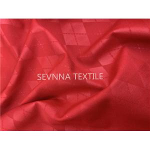 Repreve Tahiti Breathable Recycled Swimwear Fabric Polyester Spandex Red