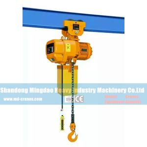 Buy cheap 1Ton 3ton 5ton Lifting Capacity Electric Chain Hoist with Running Trolley product