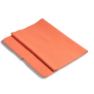 Buy cheap Orange Yoga Mat Cover Towel , Lightweight Skidless Yoga Mat Towel Soft Feeling from wholesalers