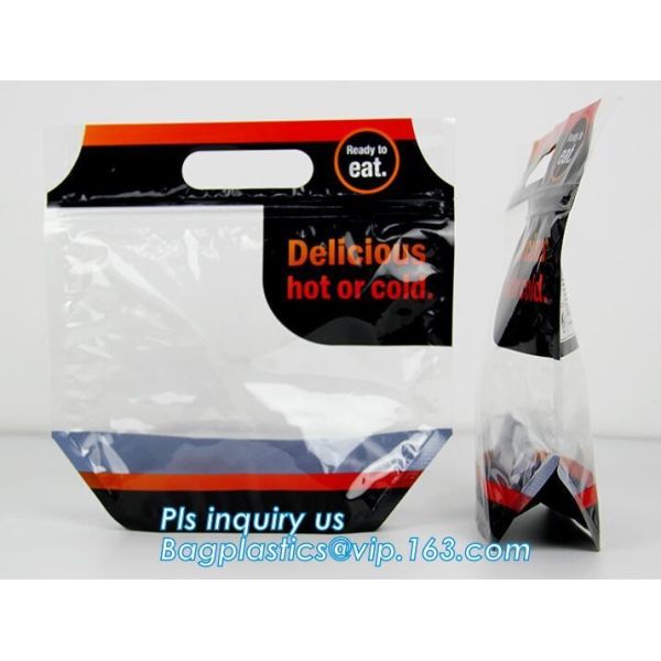 Quality Food Grade Anti Fog Material Resealabele Plastic Hot Chicken Bag, Fresh Chicken Packing Bag, roast chicken Boiled chicke for sale