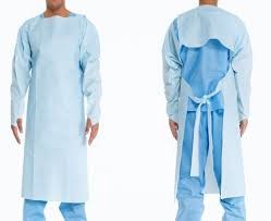 Buy cheap Polypropylene Blue Disposable Operating Gowns Medical Accessories S-5XL from wholesalers
