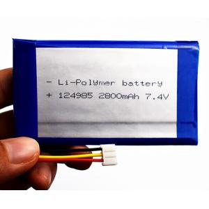 Buy cheap OEM Li-ion Battery 124985 2800mAh 7.4 V Lithium Polymer Light weight product