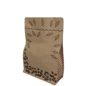 Customized kraft paper resealable food packaging bags with k