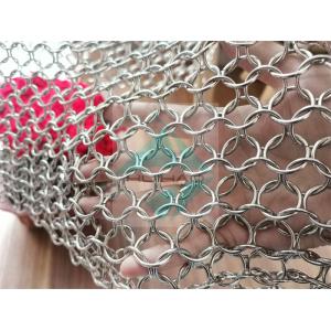Buy cheap Silver Coated Round 304 Stainless Steel Ring Mesh from wholesalers