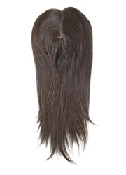 12 to 30 Inches Brazilian Human Hair Wig Featuring Middle Free Part and Three