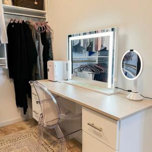 Mounted Hollywood Bathroom Mirror Electric Magnifying With Light