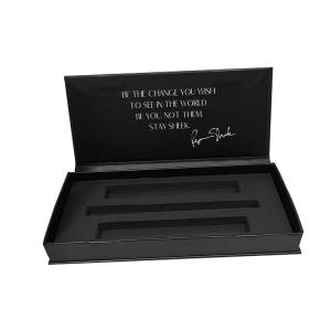Buy cheap Lipstick 1000 gsm Cardboard Cosmetic Packaging Boxes Matt Black from wholesalers