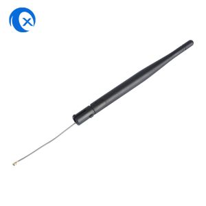 Buy cheap Factory Direct 3dBi Black Rubber Duck External Antenna with VSWR 1.5~2 and Swivel Flying Lead IPEX Connector from wholesalers