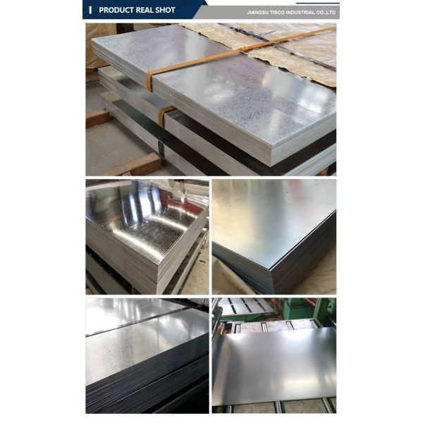 Image of Z275 Gi Sheet Zinc Coated Plate Dx51D Cold Roll Galvanized Metal Sheet