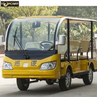 Buy cheap Yellow Color Tourist 8 Seater Golf Buggy Bus With 5.1m Min Turning Radius product