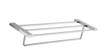 Buy cheap Double Towel rack85311B-Square &Brass+SS304&Chrome color& Bathroom Accessory&fittings&Sanitary Hardware from wholesalers