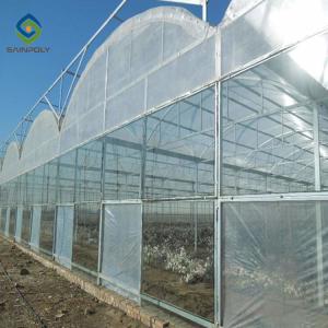 Buy cheap 120km/H Multi Span Polycarbonate Aluminium Greenhouse With Irrigation System from wholesalers