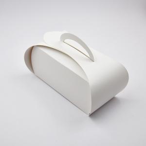 Custom Lightweight White Cake Box With Handle Food Packaging Box