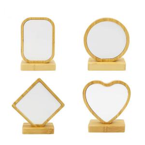 Modern Bamboo Wood Sublimation Photo Frame Tabletop Display Family Keepsake