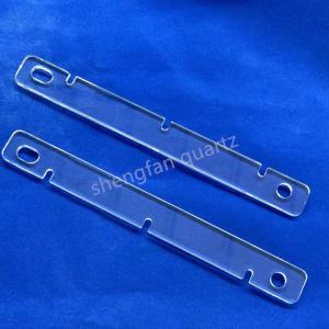 Buy cheap UV Customized Heat Resistant Fused Silica Quartz Glass Plate Clear Quartz Glass Substrate quartz plate drilled from wholesalers