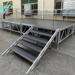 Buy cheap Fireproof Movable Truss 6061-T6 Aluminum Layer Stage Platform from wholesalers