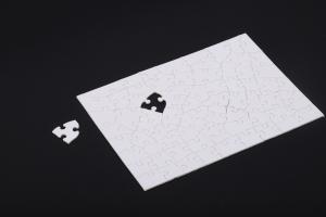 Buy cheap Interlocking Puzzle Playing Cards Black Spade Card OEM product