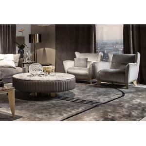 Buy cheap Matte Customized Coffee Table Contemporary 45cm Italian Marble from wholesalers