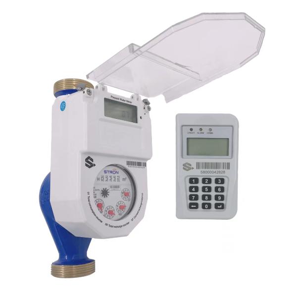 Quality STS Approved Prepaid Water Meter - Anti-magnetic Attack, Remote Top-up, LCD Display & Easy Operation for Advanced Automatic Meter Reading System for sale
