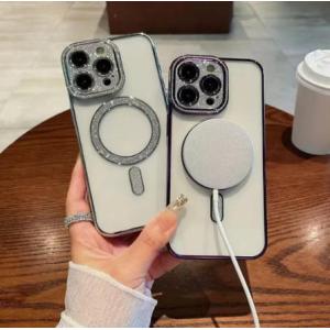 Buy cheap Magnetic Electroplated iPhone Case with Magsafe and Shock Absorption from wholesalers