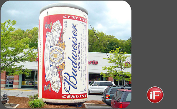 Buy cheap Waterproof / Fire Resistant Outside Inflatable Beer Bottle With 0.55mm PVC from wholesalers