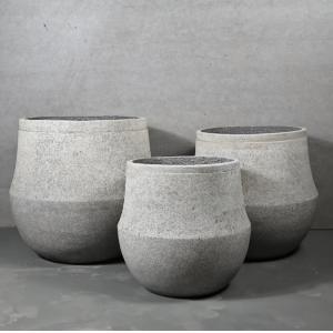 Buy cheap Frost Resistant Weatherproof Fiber Cement Flower Pot With Ancients Style from wholesalers