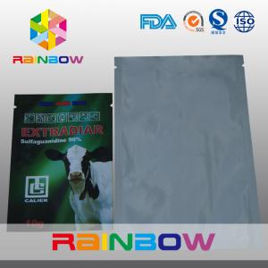 Buy cheap Flat three sides sealed mylar foil zipper with hange hole from wholesalers