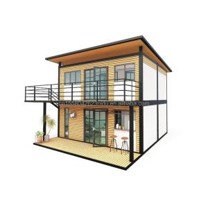 Buy cheap 20ft/40ft Steel Frame Galvanized Steel Bending 180g Modern 4 Bedroom Bilayer Prefab Expandable Container House Design for Mall from wholesalers