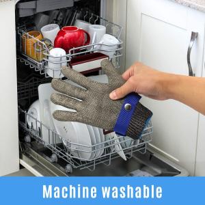 Buy cheap Adjustable Cuff Wire Metal Mesh Cut Resistant Gloves No Rusty from wholesalers