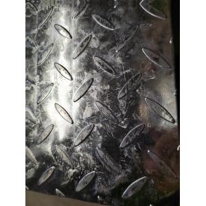 Buy cheap Q345 Galvanized Pattern Steel Plate 1.5/1.8/2.0*1500 /1000mm 40g/m2 Zinc Layer Hot Rolled Chequered from wholesalers