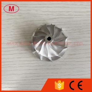 Buy cheap K04 40.80/51.00mm 11+0 blades Point Milling Snake Curve turbo milling/aluminum 2618/billet compressor wheel from wholesalers