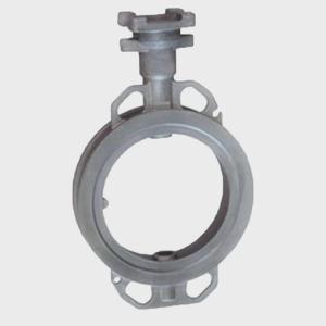 SS304 Custom Investment Casting CNC Machined Powder Coating Exhaust Valve