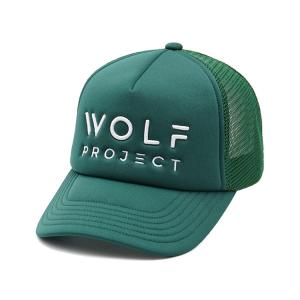 Buy cheap Curved Brim Green Trucker Hat 5 Panel Foam Mesh Hat With Embroidered Letter Logo from wholesalers
