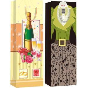 Buy cheap China cheap custom paper wine bags wholesale from wholesalers