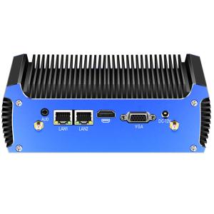 Dual LAN Dual COM Intel Fanless Mini PC With DDR3 RAM Up To 8GB Linux And mSATA