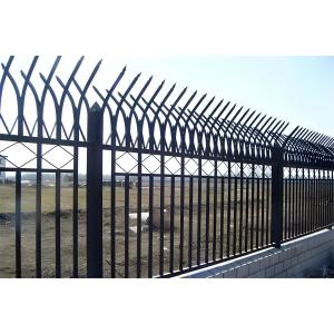 6'x10' Privacy Garden Tubular Picket Fence Corrosion Resistant Wrought Iron