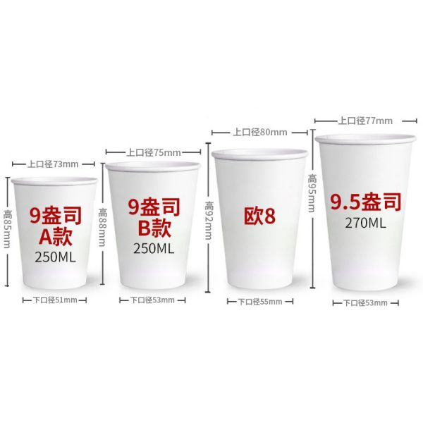 paper hollow coffee cups