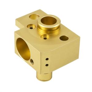 Buy cheap Industrial Brass Copper CNC Mechanical Part 0.02mm-0.01mm from wholesalers