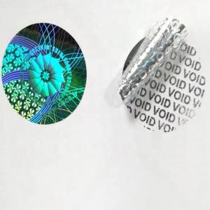 Buy cheap Adhesive Smooth Custom Hologram Stickers Tamper Proof Security Seal Label from wholesalers